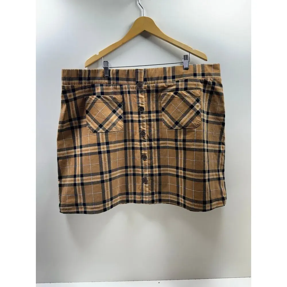 Torrid Women’s Plaid Academia School Girl Outlander Tartan Skirt Sz 3 (24)